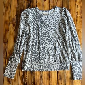 Chaser animal print long sleeve